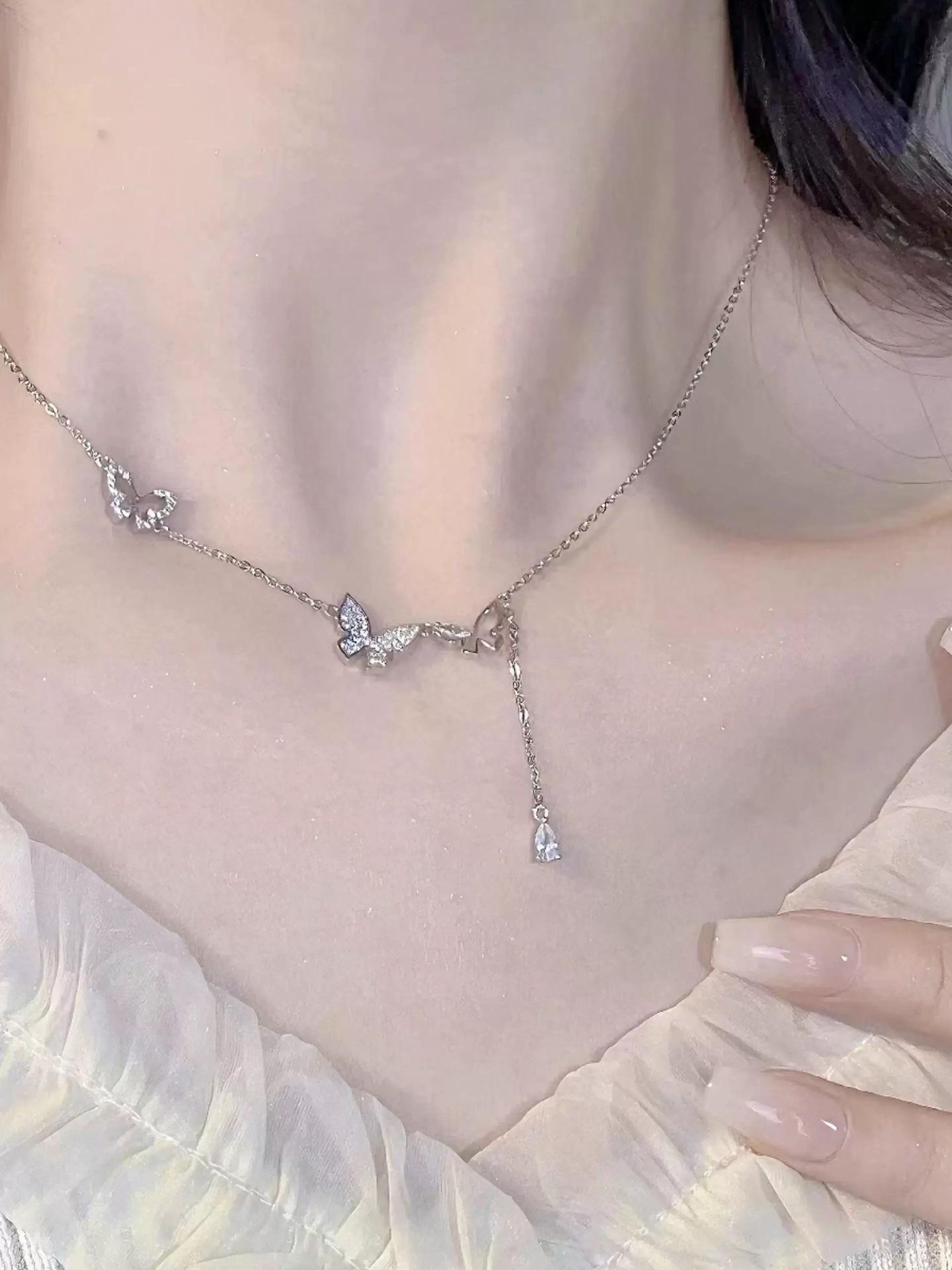 

Tassel Butterfly Necklace - Elegant, Trendy Design for Women