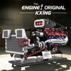 V8 Engine Building Blocks Sets Moc Scale Model Kit Collectible Set For Adults Construction Toys Gifts For Friends Men Teen Boys