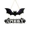 Wooden Halloween Hanging Sign Decoration for Party Home Mantel Porch