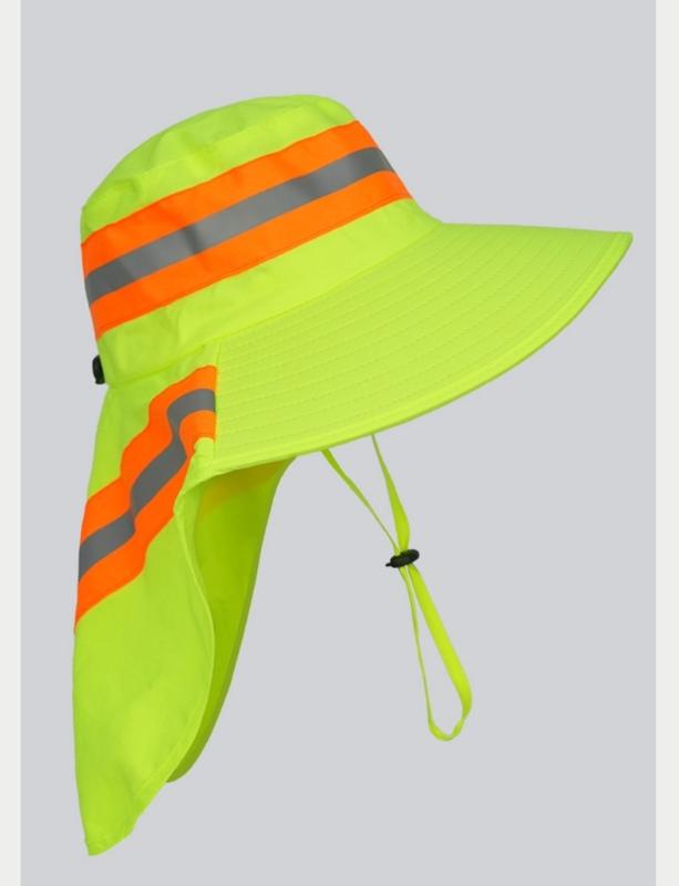 Lightweight Travel Hat Breathable Polyester Sun Cap With Reflective Strips For Running And Hiking
