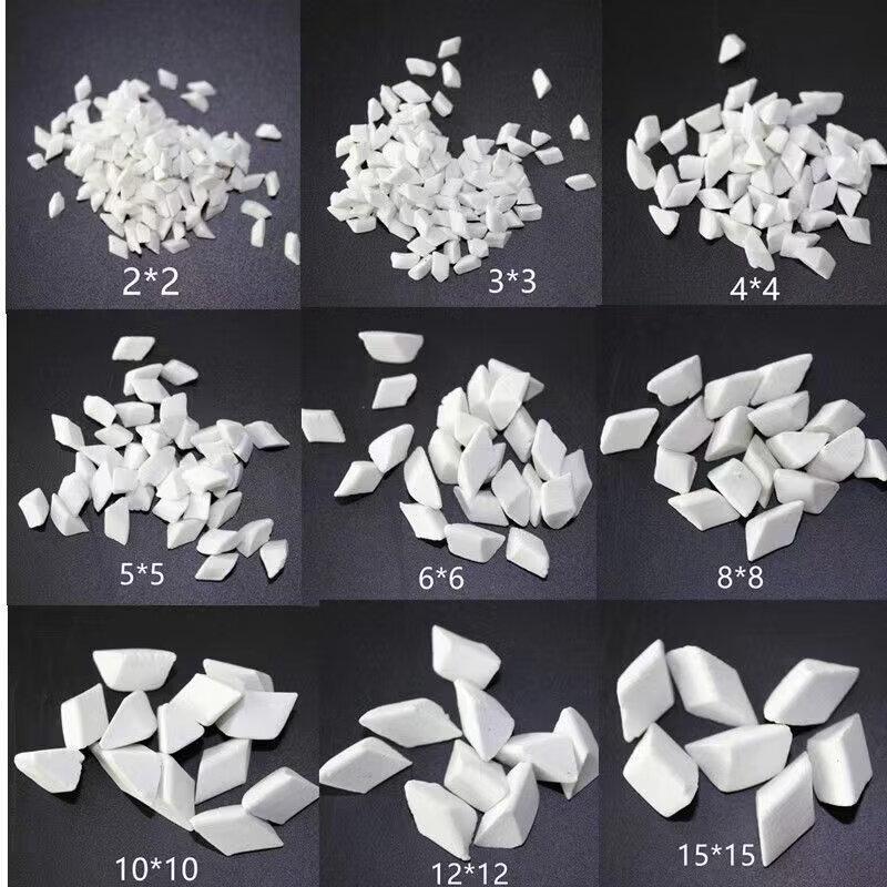 Rongyu White Corundum Slanted Triangle Abrasive