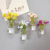 8Pcs Creative Vase Refrigerator Magnets Handmade Small Vase Magnets  Home Decoration