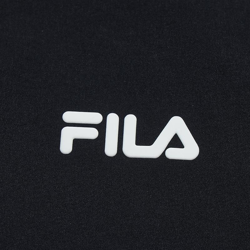 Fila Original Fashion Classic Retro Casual Comfortable Simple Woven Short Sleeve Dress Women Dresses Legendary-Blue F11W629302FNV