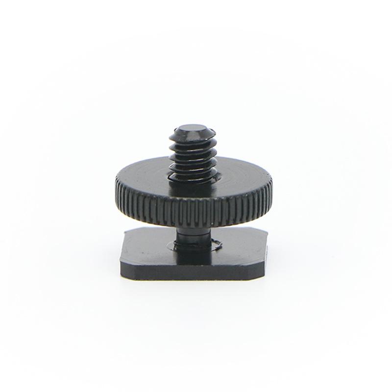 1/4 Inch Metal Hot Shoe Screw Adapter with Up and Down Lock for Camera Flash Conversion
