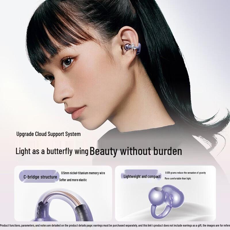 SANAG S6S Nova Open-Ear Clip Bluetooth Earbuds