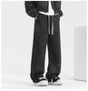 Men's American-Style Loose-Fit Wide-Leg Sweatpants for All Seasons