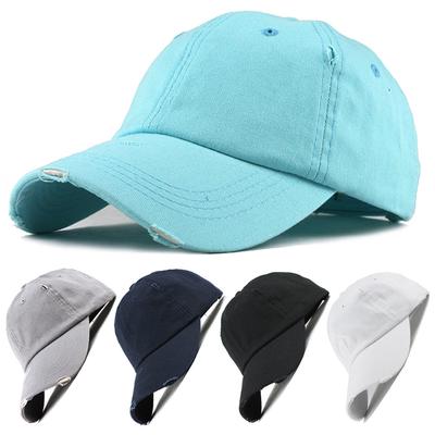 Cola de caballo Messy Buns Trucker Gorra de béisbol lisa Gorra unisex