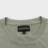 Emporio Armani FW23 Logo Print Loose Fit Crew Neck Long Sleeve T-Shirt Men Tops Green 8N1TN8-1JPZZ-0598