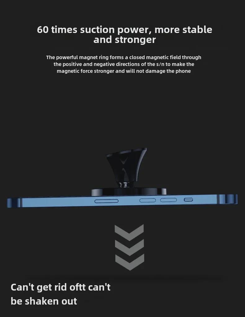 FJF 15W Magnetisk Trådlös Billaddare för iPhone 13