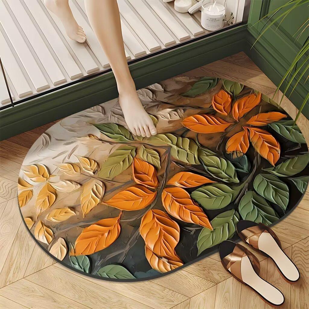 Ins Air Bathroom Floor Mat Bathroom Foot Mat Water Absorption Quick Drying Dirt Resistant Anti Slip Diatom Mud Soft Pad Foot Mat