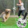 Doggie Toy - A Self-amusement and Stress-relief Device for Dogs. Specialized Dog Football That Is Durable and Suitable for Pets.