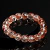 Hongchu Crystal Natural red agate flower-shaped bead bracelet Iridescent Crystal Bracelet