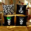 Band M-Misfits Logo Cushion Cover Pillowcase Upholstery Sofa Throw Pillow Home Decor Pillowcas