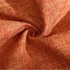 Linen Solid Throw Pillowcase Orange Pillow Covers 18X18 Inch Set Of 2 Modern