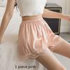 Women Home Safety Pants Ice Silk Lace Anti-running Light Shorts Lady Summer Loose Thin Bottoming Culottes Sexy Underwear Breathable