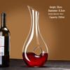 Chang Yu Wang Verdickter Kristall Rotwein Dekanter