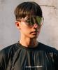 Tomdieo Photochromic Mirror Adjustable Angle Bicycle Running Goggles Sports Golf Tg2