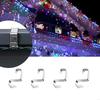 50 Pieces Small Gutter Hook Decoration for Securing Christmas Light on Eaves Gutters and Balconies Daily Casual Use HX6C