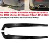 Lesklé černé boční rozdělovače zadního nárazníku pro BMW řady 5 G30 sedan M Sport 2018-2025/ G31 kombi M Sport 2018-2025