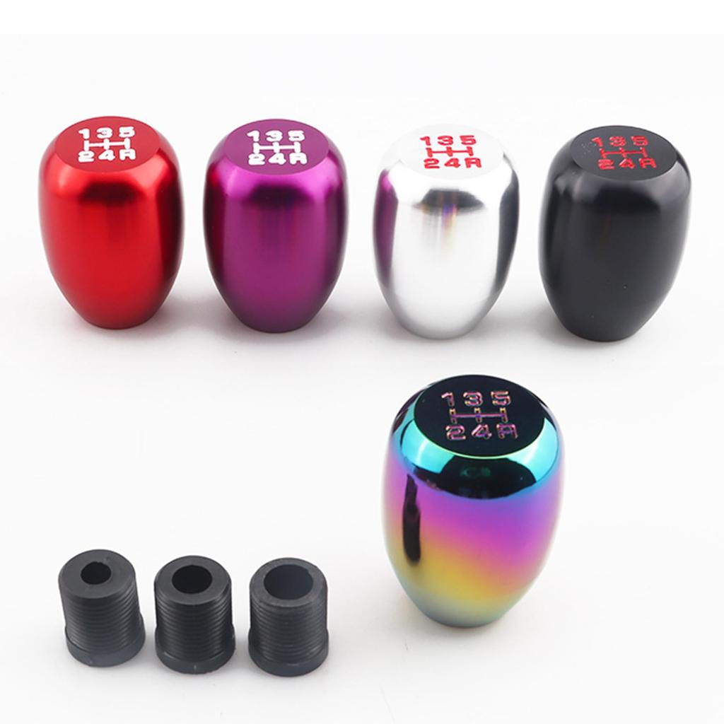 QEZA Car Shift Knob Aluminum Shift Knob Aluminum Auto Shift Replacement Parts Accessories 3