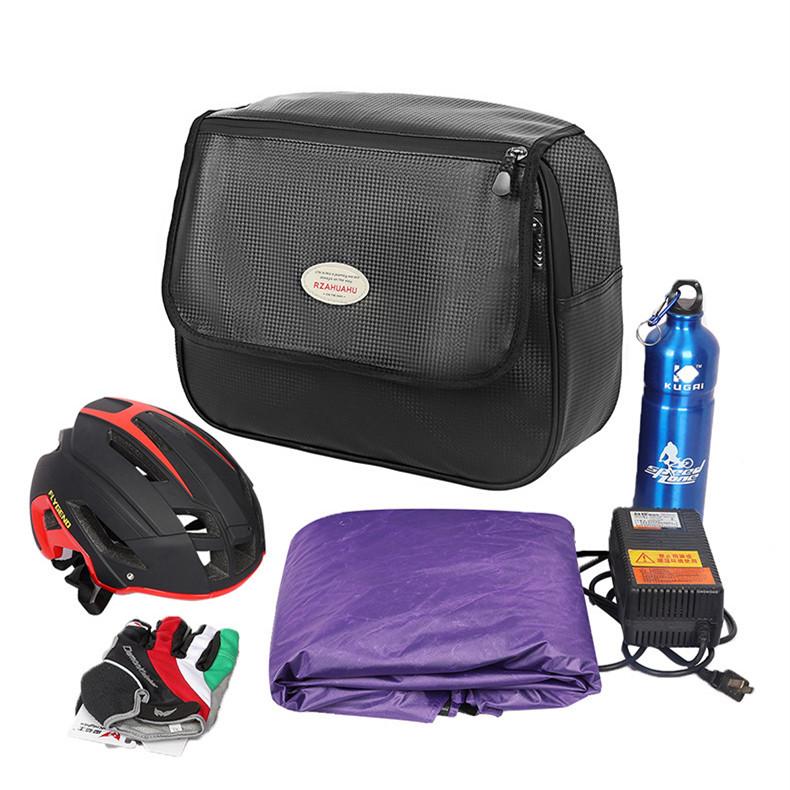 Waterproof Bicycle Pannier Bag Heavy Duty Thickened Bike Rear Seat Bag for Electric Bicycle Scooter Travel