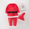 Santa Claus for Santa Christmas Boys and Size Baby Santa Costume [Limspace] Kids, Cosplay, Costume, Girls, Coat, Pants, Hat, 4-Piece Set, 80~130,