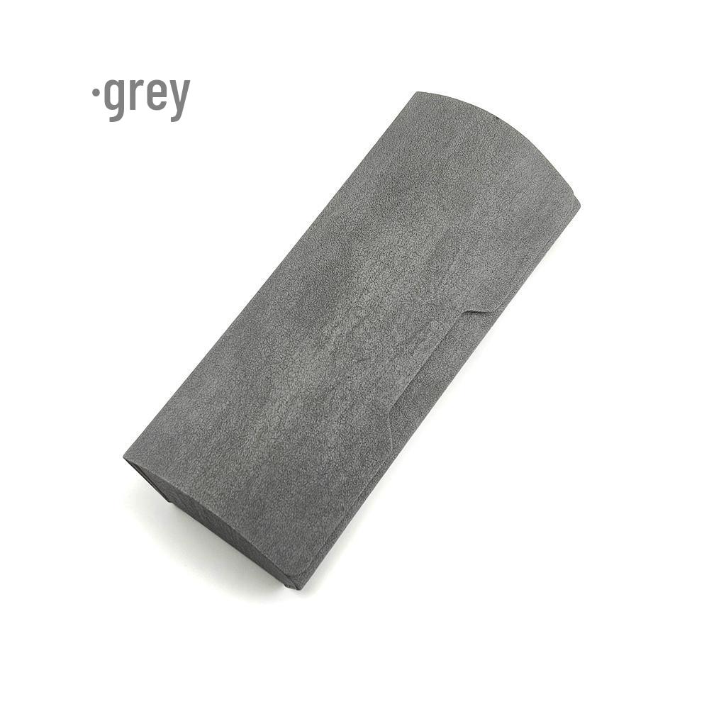 Stylish Leather Glasses Case: Compact, Portable, Protective Myopia Case with Logo Printing Option