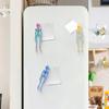 Skull Fridge Magnets with Movable Joints Halloween Poseable Skeleton Fridge