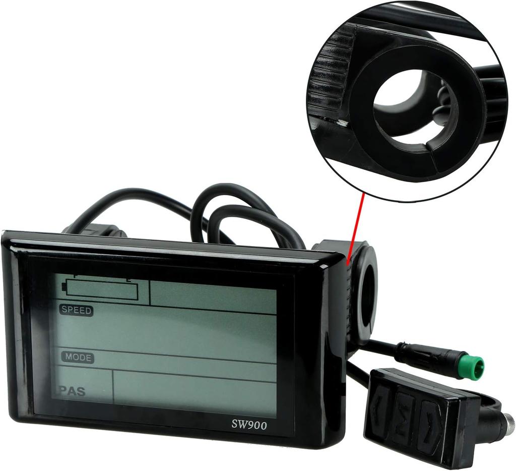 36v-72v Universal Electric Bicycle Accessories 2# Protocol SW900 Display Ebike Electric Bike LCD Display