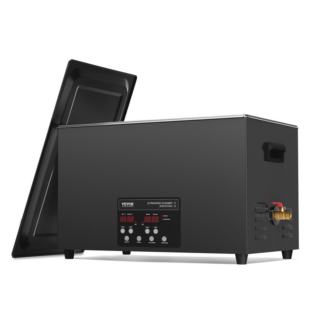 VEVOR 30L Sonic Cleaner, 600W Digital Ultrasonic Cleaning Machine with Upgraded Degassing and Gentle Mode