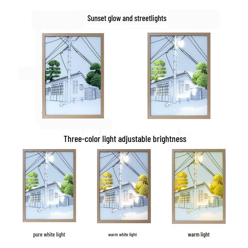 Creative LED Light Painting Decor