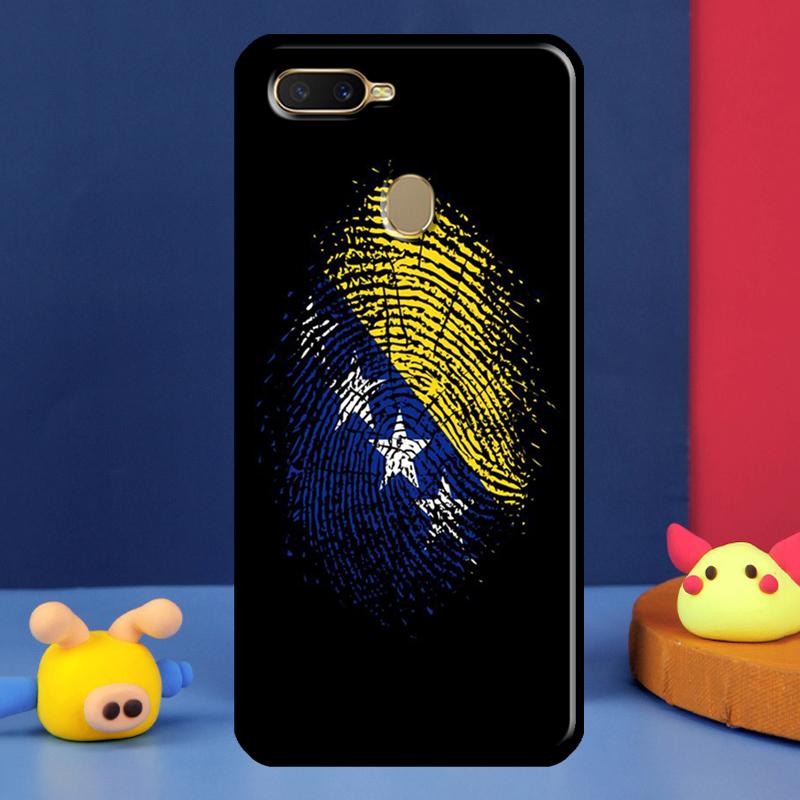 Bosnia and Herzegovina Flag Case For Oppo A96 A76 A16 A74 A94 A54 S A57 A77 A58 A78 A98 A5 A9 A91 A15 A17 A52 A72 Cover