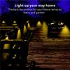 LED Solar Wall Lamps Ultra Bright Outdoor Rainproof Courtyard Light RGB and Warm White Garden Decoration Staircase Fences Light