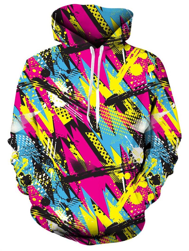 Men's Hoodies  Animal Cat Print 3D Patternv Hooded Spring Autumn Pullover Sweatshirt With Pocket Hoodie Streetwear Loose Comfortable