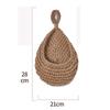 Simulated Rattan Fruit Vegetable Basket Woven Hanging Basket New Storage Basket  Home Decoration