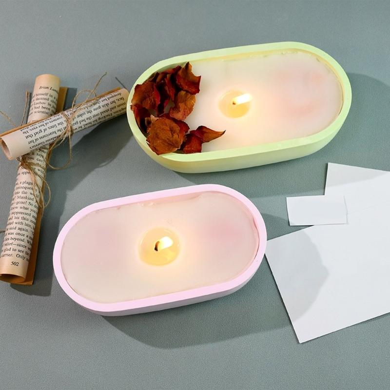 Candle Jars and Storage Pots Mold Multiuse Silicone Candle Pots Mold for Homemade Vase and Candle Holder Container