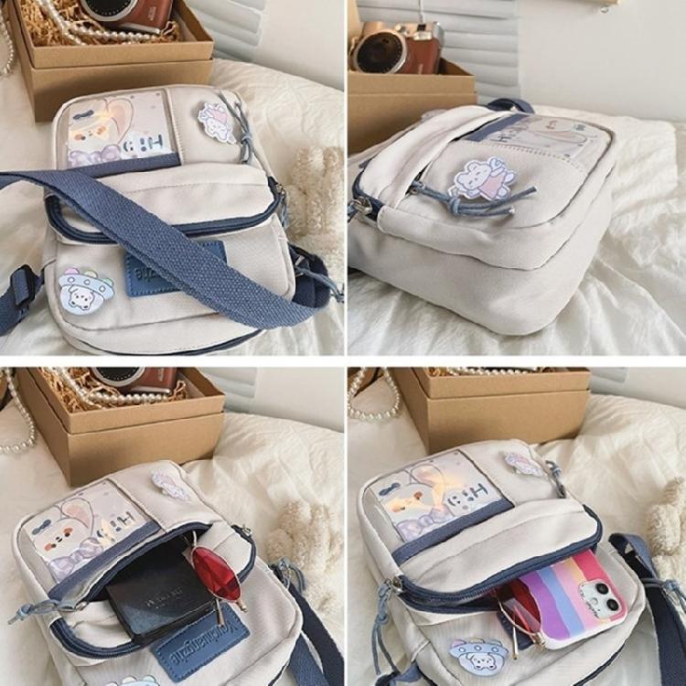 Cute and Practical Crossbody Bag Japanese Aesthetic Durable Nylon Shoulder Bags