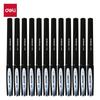 Deli 0.5mm Black Gel Pen (12-pack)