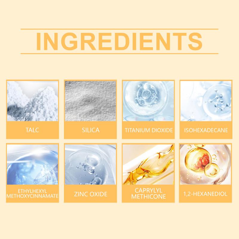 

Spf35 Sunscreen Loose Powder Sunblock Skin Protective Waterproof Invisible Pore Solar Blocker Brighten Oil Control Makeup Powder 1pcs