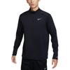 Nike T Shirts Men's Black Stand Collar Moderate FZ1150-010