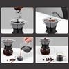 304 Stainless Steel Coffee Funnel Fine Mesh Double Layer Coffee Accessories Reusable Conical Coffee Filter Practical and Durable