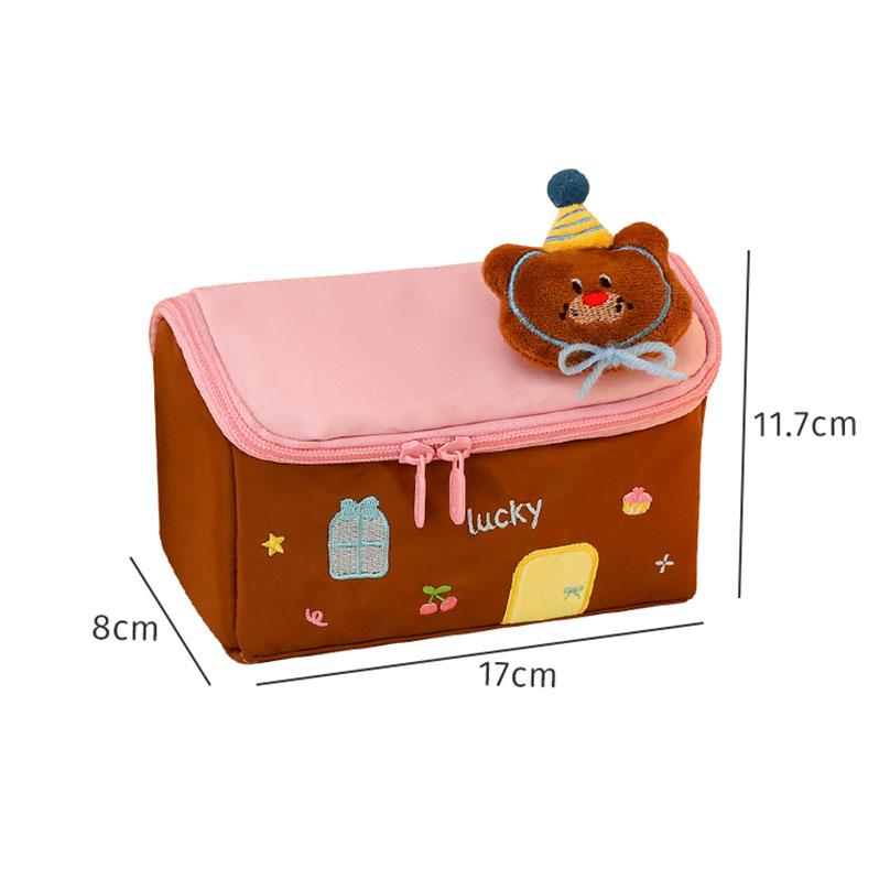 1 Piece House Styling Pencil Case Soft Texture Large Capacity Cute Style Girls Student Pencil Pouch Back To School Supplies