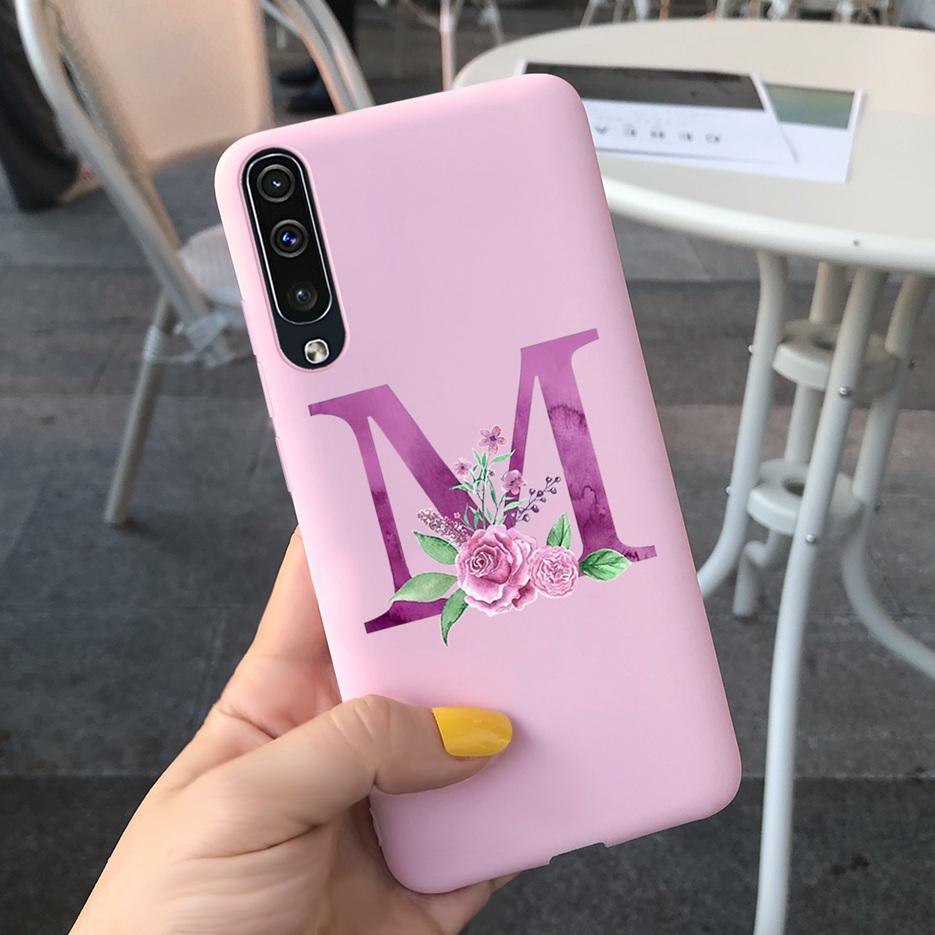 For Samsung Galaxy A30s A50s Case Soft Silicone Cute Letters Back Cover For Samsung A30 A50 s A 30 50 s Phone Cases Coque Bumper