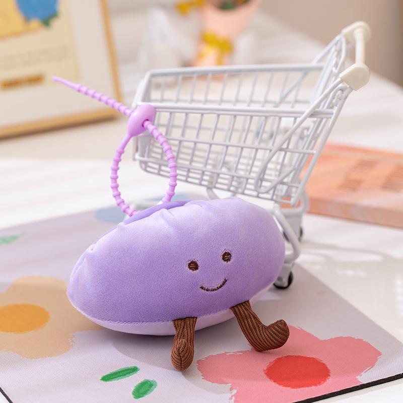 Creative Colorful Baozi Dumpling Plush Pendant Doll