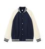 Autumn Winter Trendy Unisex Baseball Jacket: Japanese Style Loose Drop Shoulder Hoodie Cardigan