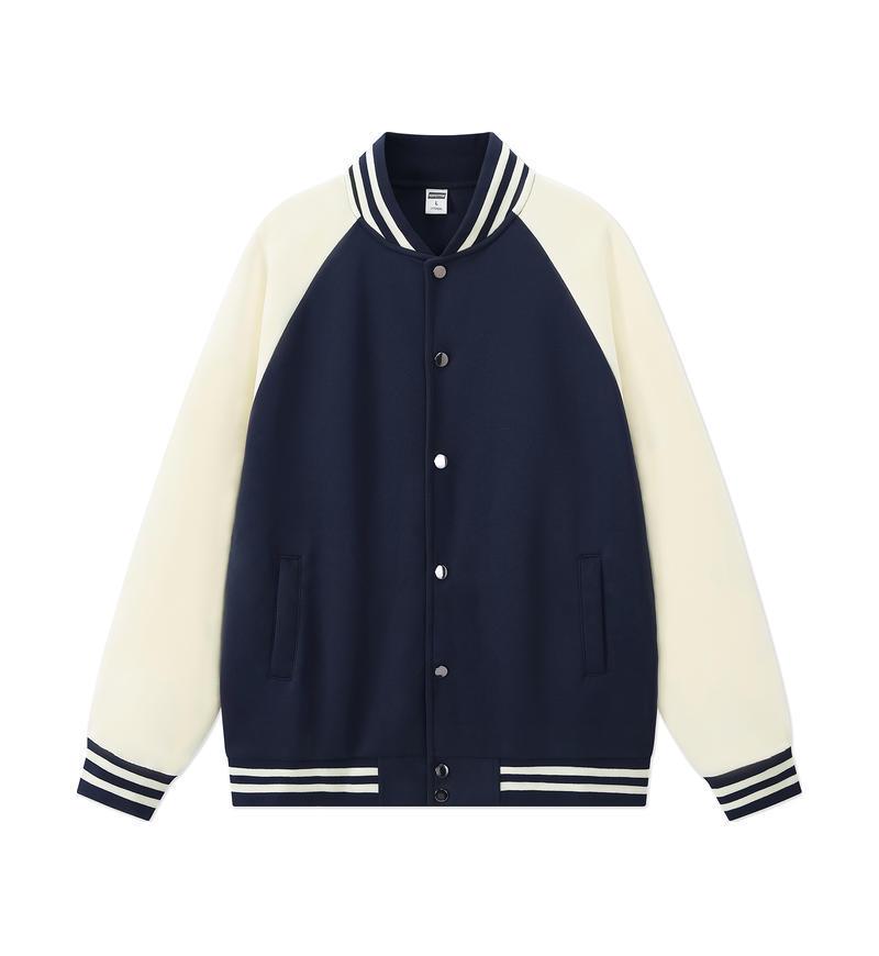 Autumn Winter Trendy Unisex Baseball Jacket: Japanese Style Loose Drop Shoulder Hoodie Cardigan