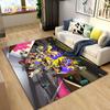 PC Splatoon, Game Gamer Cartoon Bereich Teppich, Teppich Teppich für Wohnzimmer Schlafzimmer Sofa Fußmatte Dekoration, Kinder spielen rutschfeste Bodenmatte