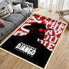 "Django Unchained Poster Rug" Suitable As a Non-slip Mat for the Living Room or Bedroom Sofa