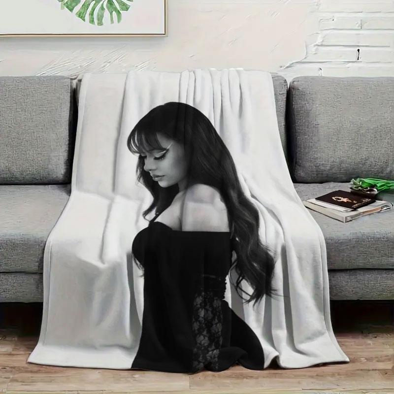 

1Pc Ayliva Print Flannel Blanket, High quality Comfortable for All Seasons, Warmth and Comfort, Perfect for Christmas Gifts 80cm x 120cm