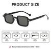New Vintage Square Sunglasses Woman Fashion Retro Sun Glasses Female Candy Colors Mirror Eyewear Man Brand Designer Shades